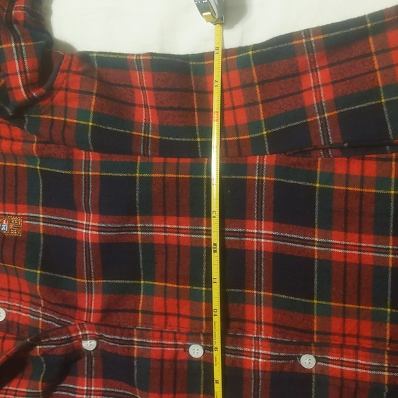 Kiel James Patrick Flannel Button down Maxi dress - Picture 5 of 7